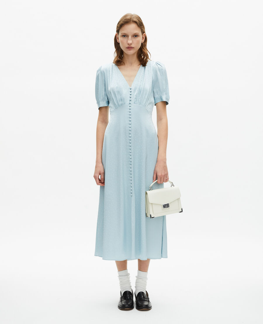 The Kooples FEMME WHITE sac emily small en cuir grainé blanc