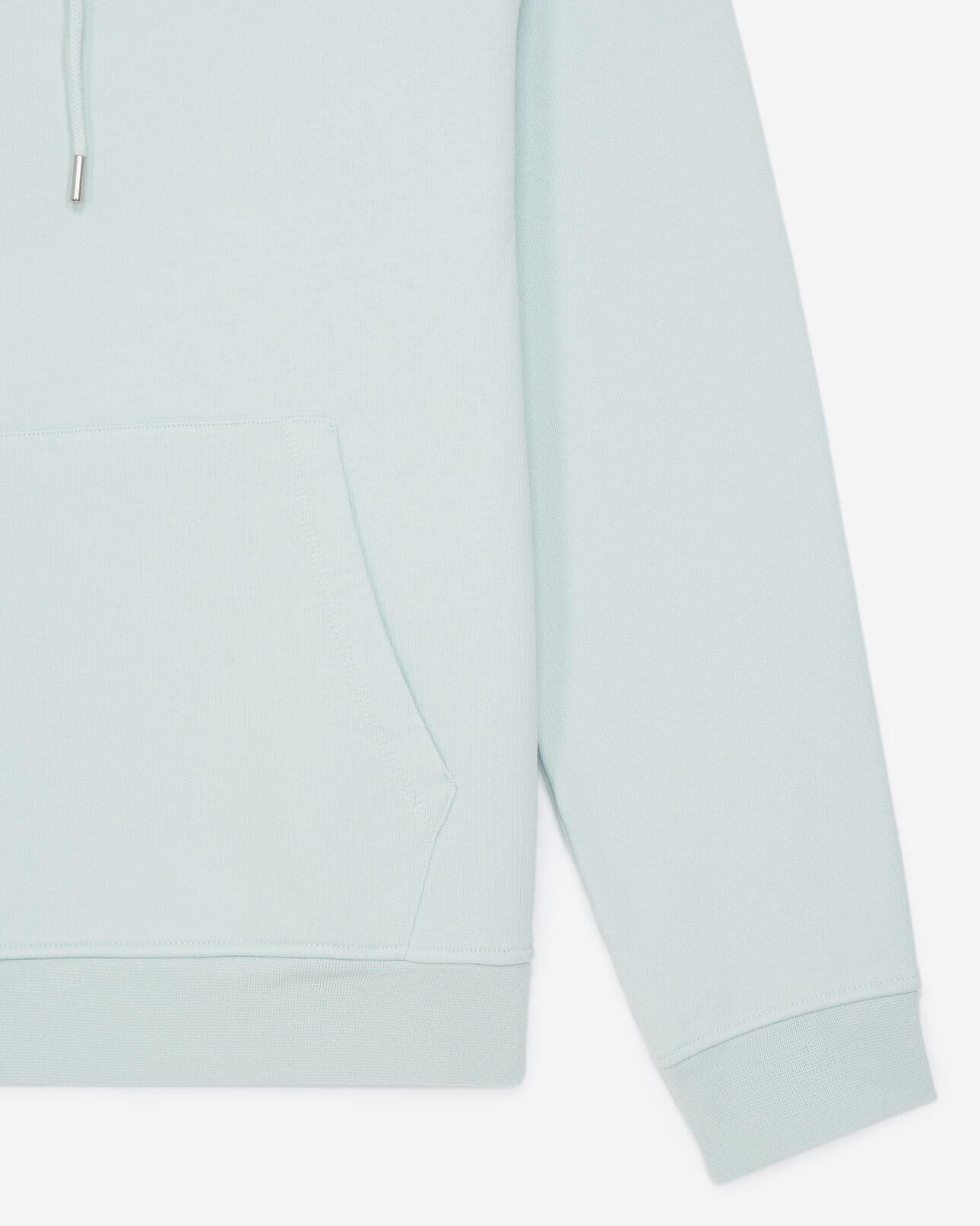 The Kooples HOMME MINT sweat à capuche vert menthe à badge