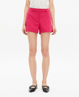 The Kooples FEMME PINK short tailleur rose en cr&ecirc;pe