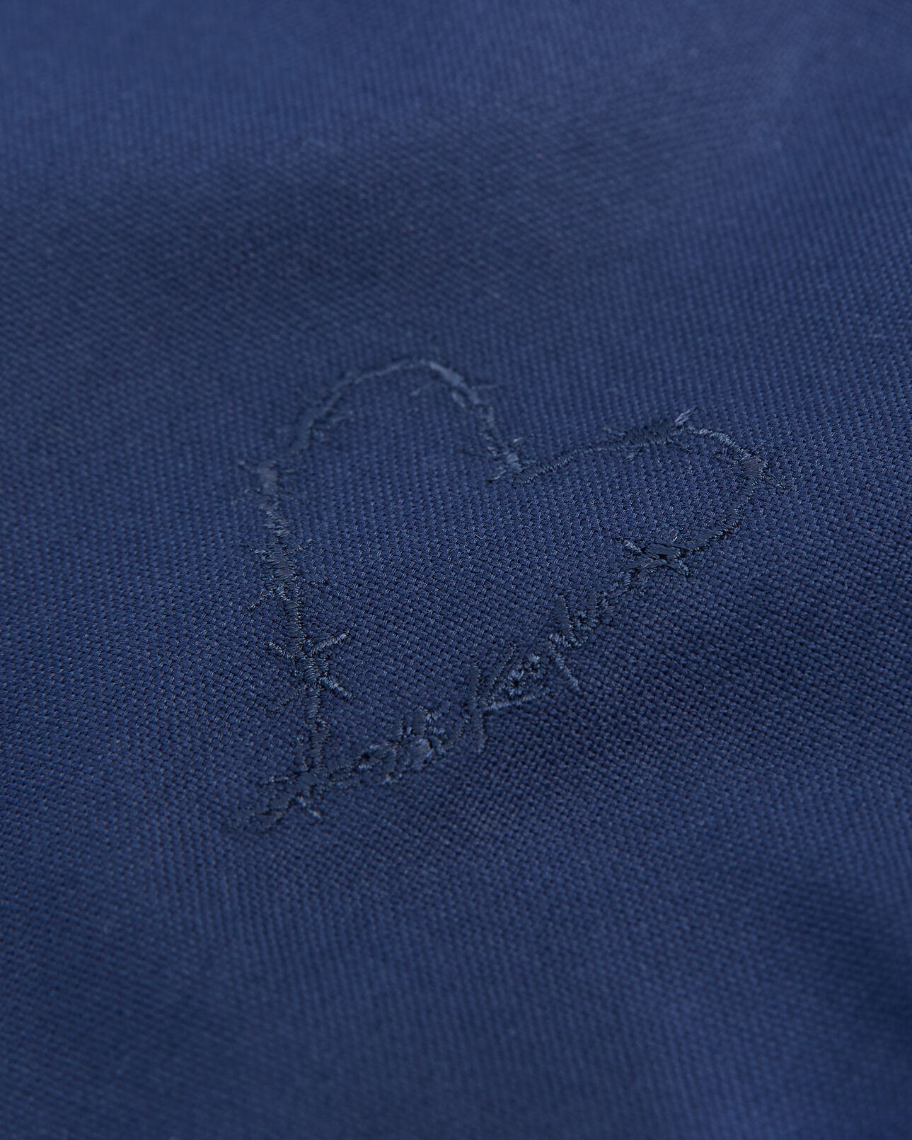 The Kooples HOMME NAVY chemise coton bleu marine à cœur brodé