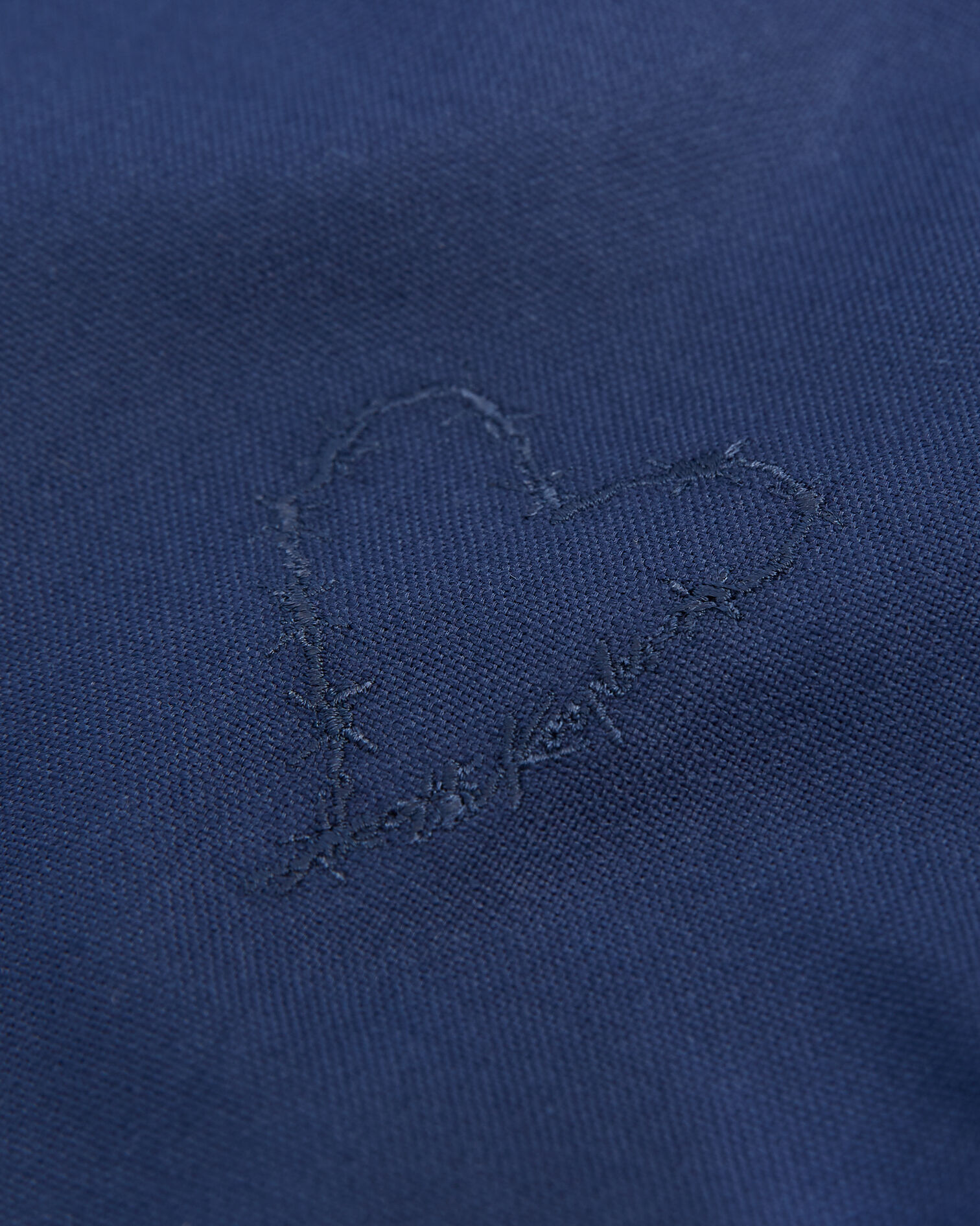 Chemise coton bleu marine à cœur brodé, NAVY, hi-res image number null
