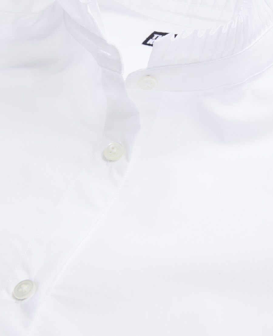 chemise blanche en popeline