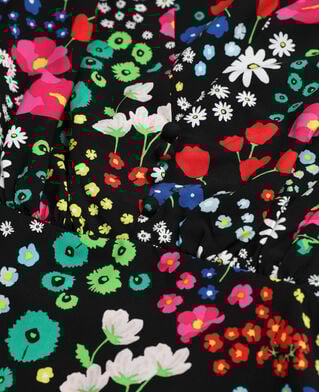 The Kooples WOMEN MULTICOLOR printed top with buttoning