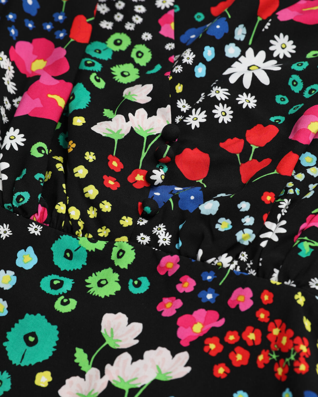 The Kooples FEMME MULTICOLOR top imprimé avec boutonnage