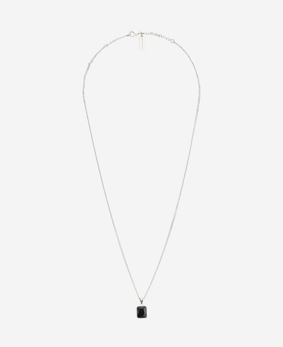 The Kooples HOMME SILVER collier avec pendentif argenté