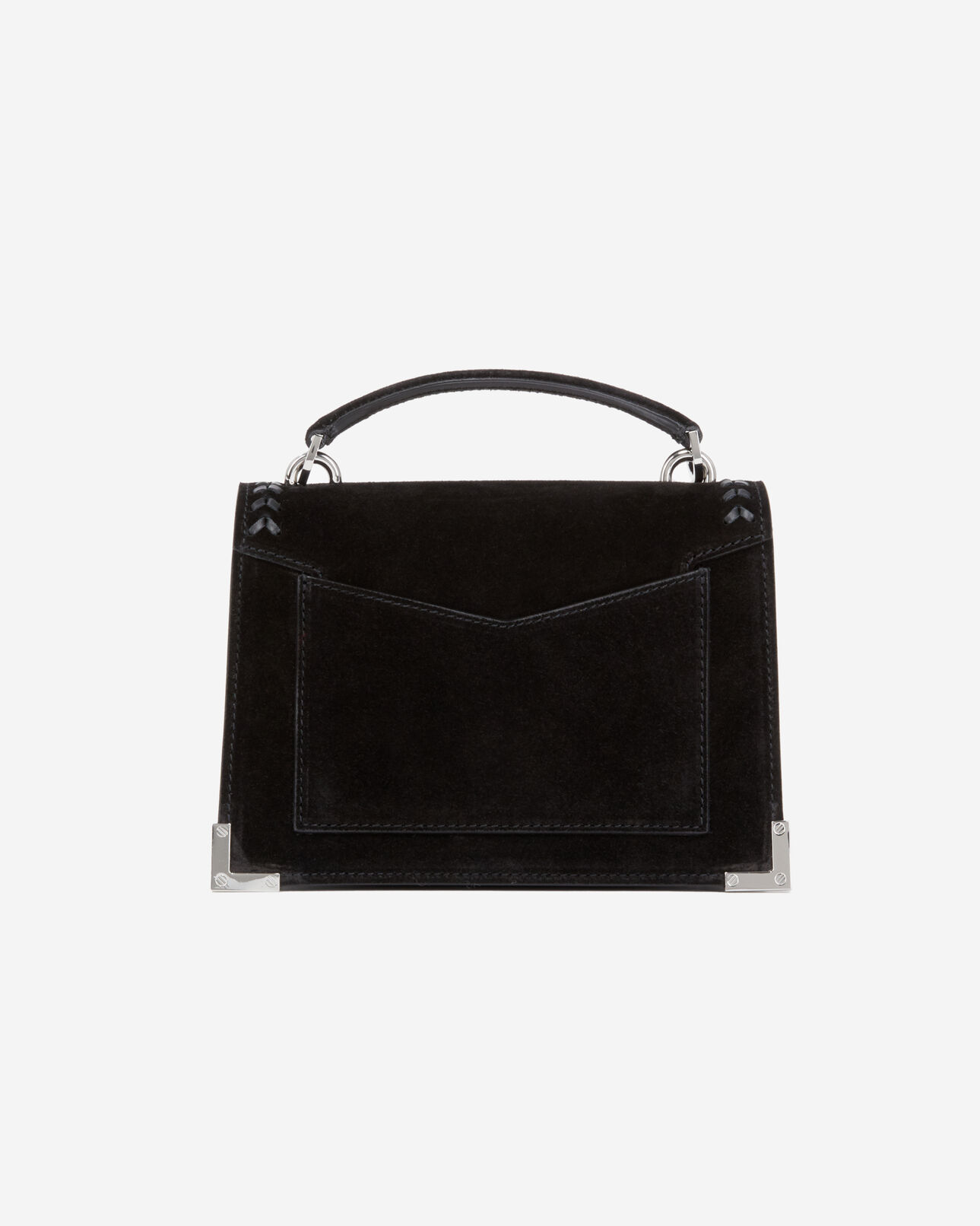 The Kooples WOMEN BLACK small emily bag in black leather