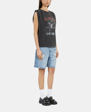 The Kooples WOMEN BLACK black top with pleating