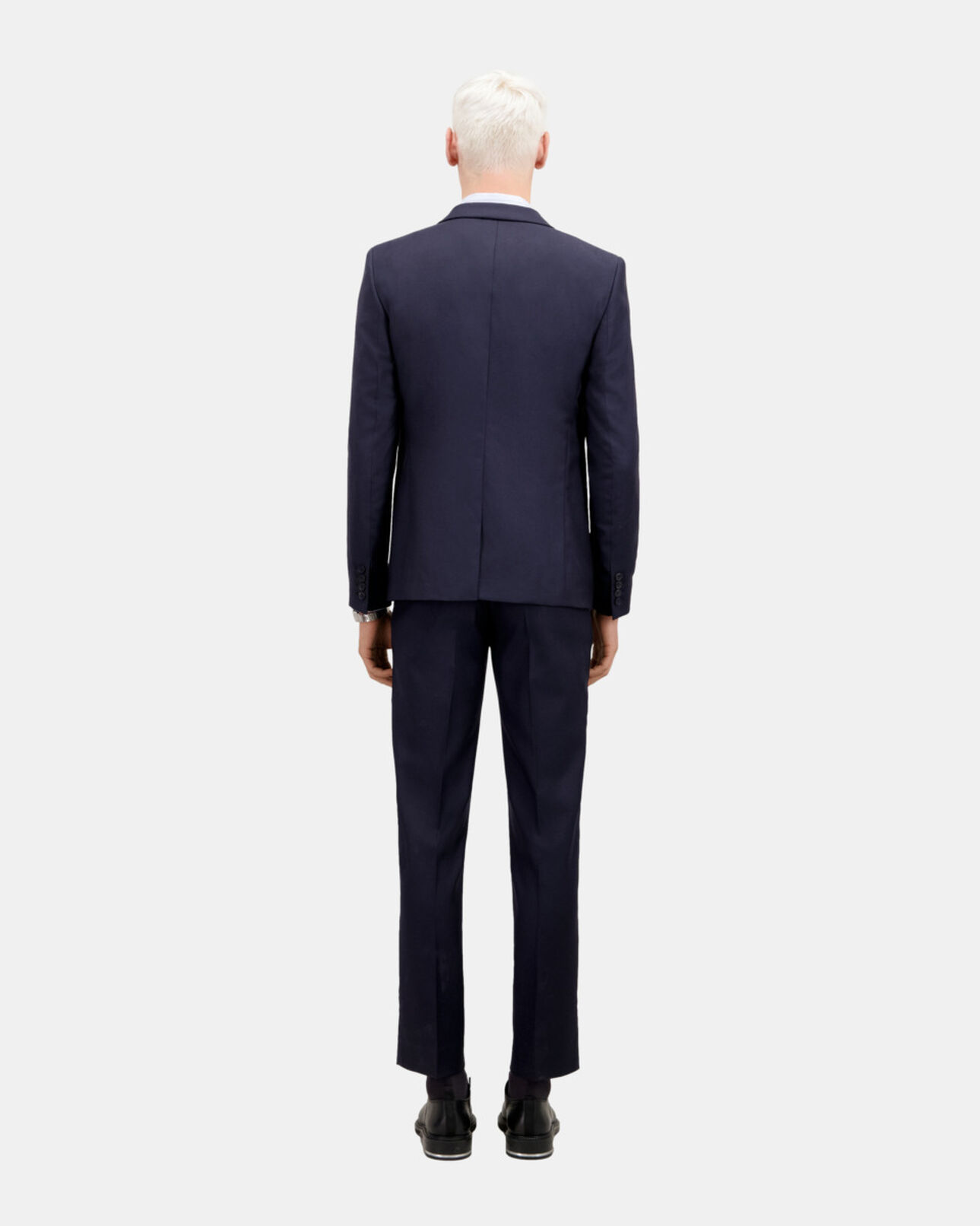 The Kooples MEN NAVY navy blue wool suit jacket
