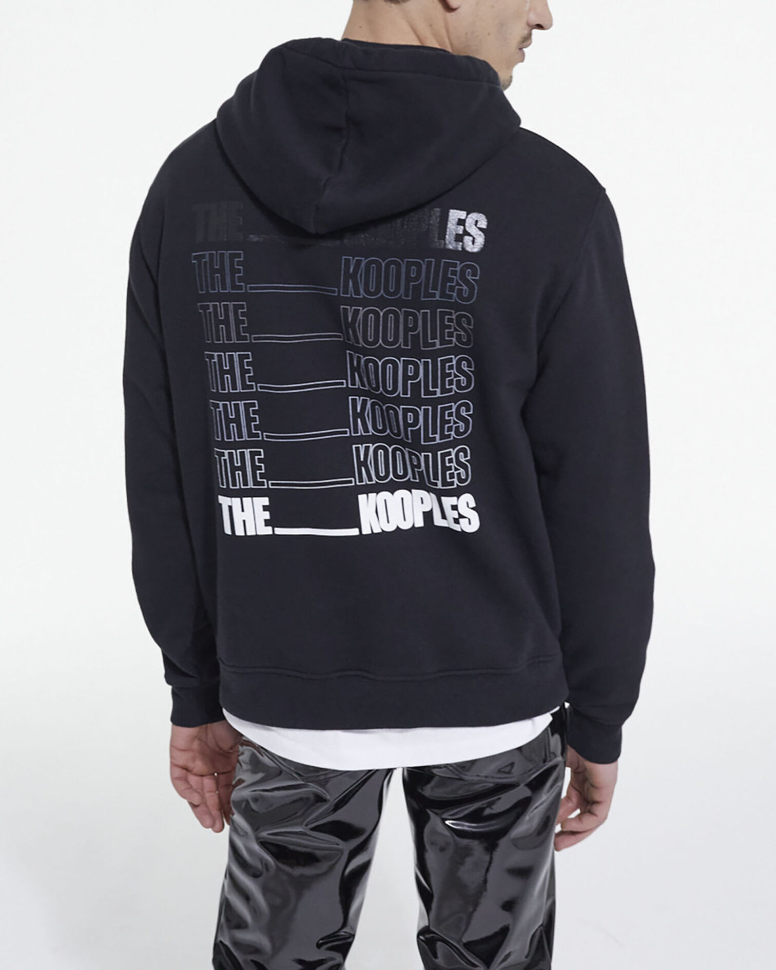The Kooples black logo sweatshirt, BLACK, hi-res image number null