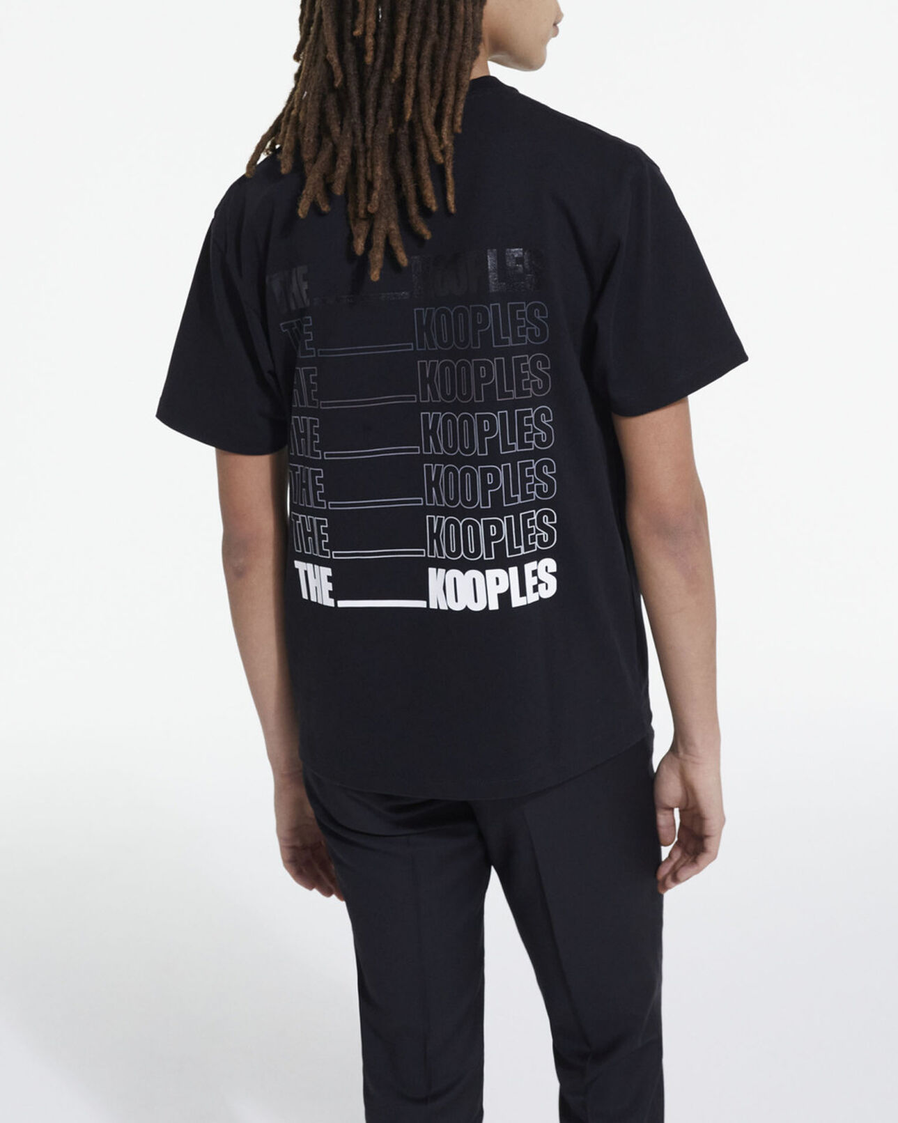 The Kooples MEN BLACK the kooples black logo t-shirt