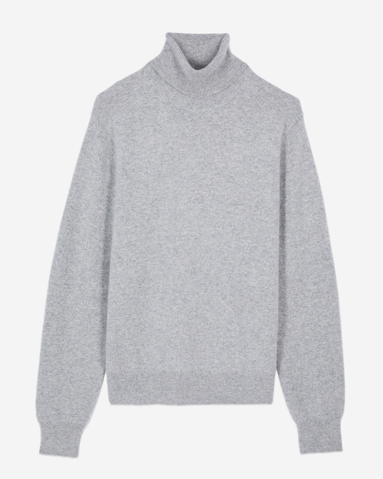 The Kooples MEN MIDDLE GREY MEL grey cashmere sweater