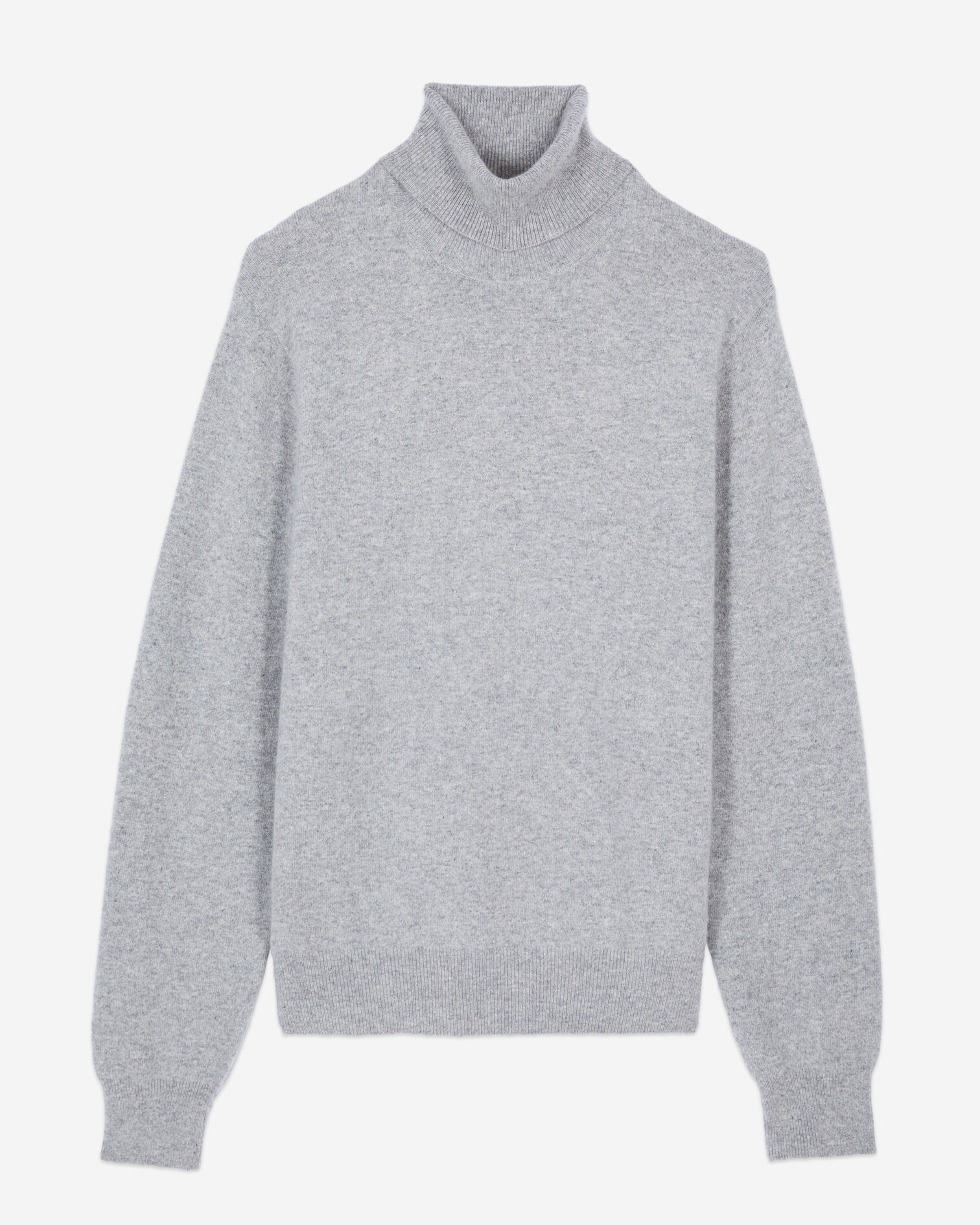 Grey cashmere sweater, MIDDLE GREY MEL, hi-res image number null