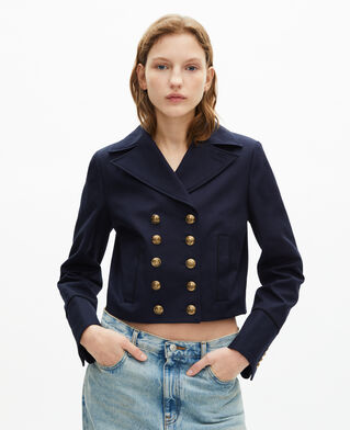 The Kooples WOMEN NAVY navy blue jacket