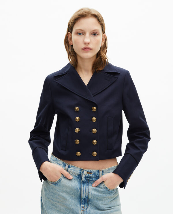 The Kooples WOMEN NAVY navy blue jacket