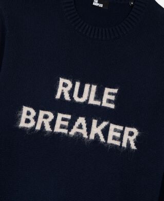 The Kooples HOMME BLUE pull 'rule breaker' marine