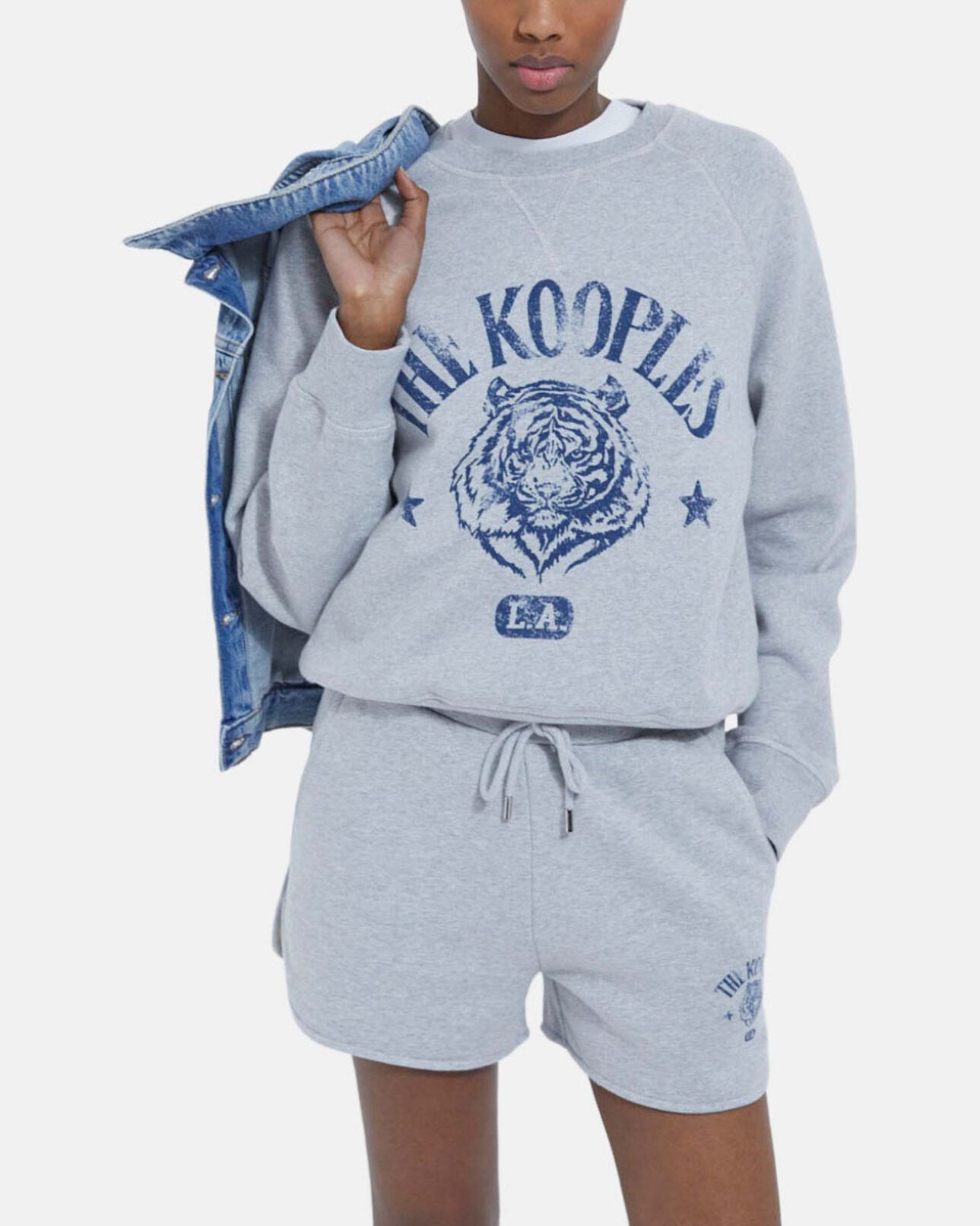 The Kooples MUJER GREY sudadera tigre