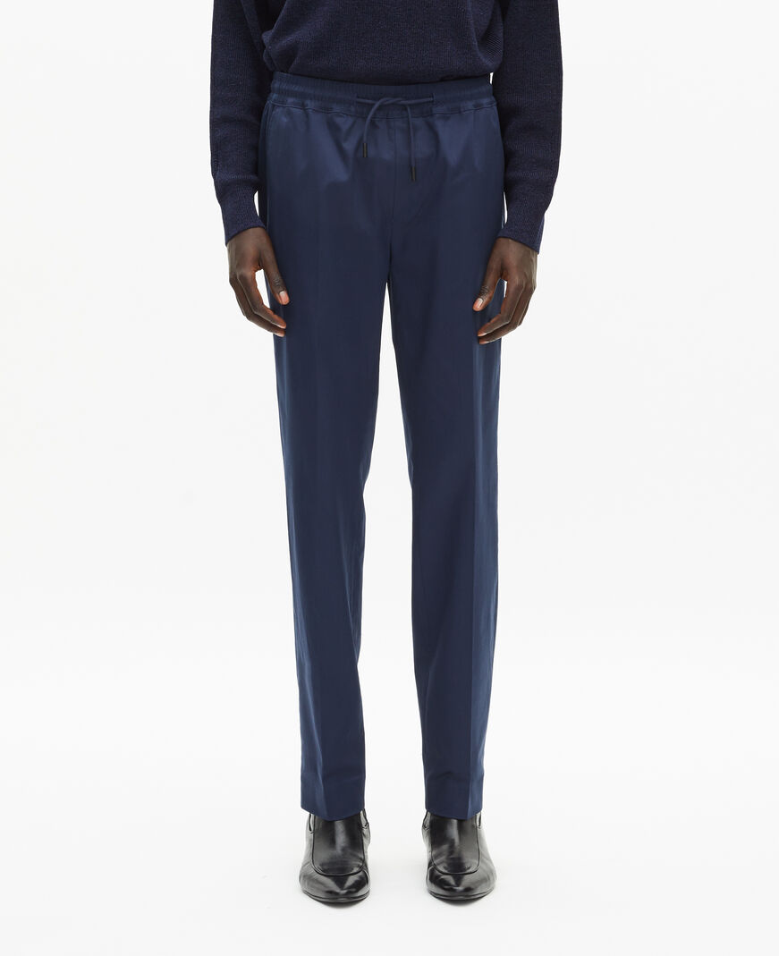 The Kooples HOMME NAVY pantalon droit marine