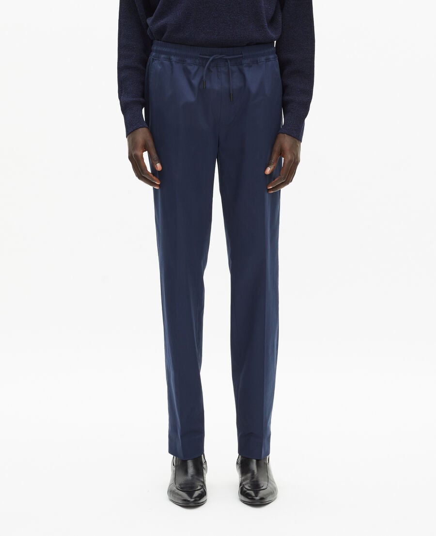 The Kooples H NAVY navy straight-leg pants