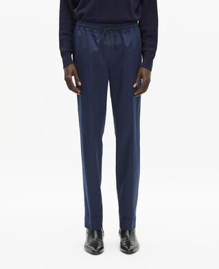 The Kooples HOMME NAVY pantalon droit marine