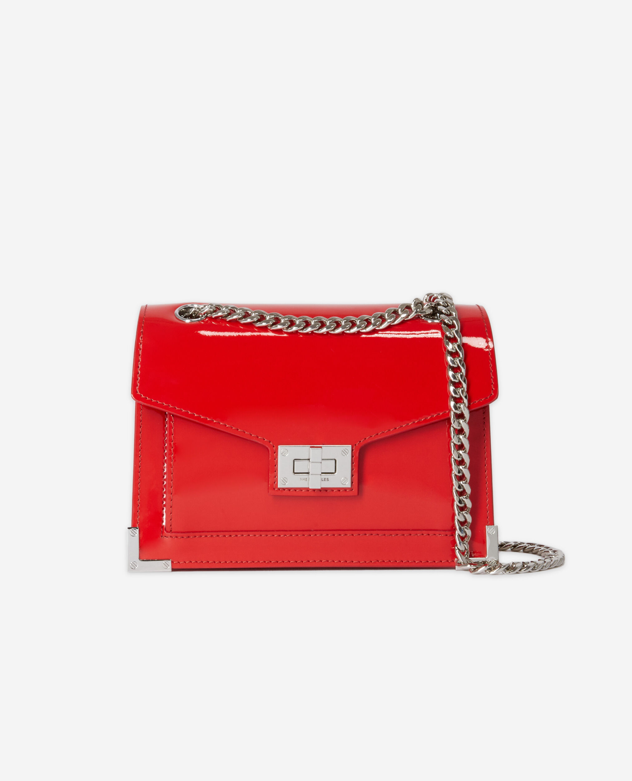 Small Emily bag in black lizard effect leather | The Kooples - US