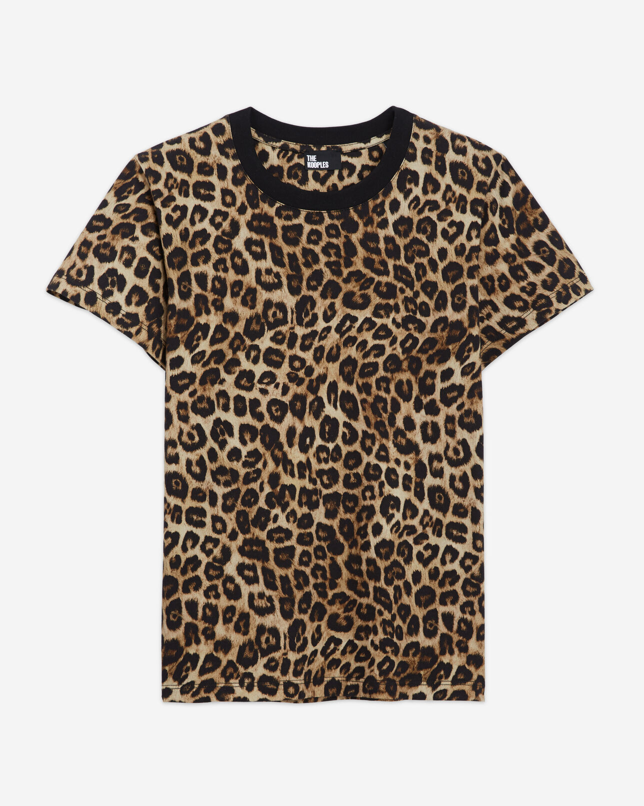 The Kooples FEMME LEOPARD t-shirt femme léopard