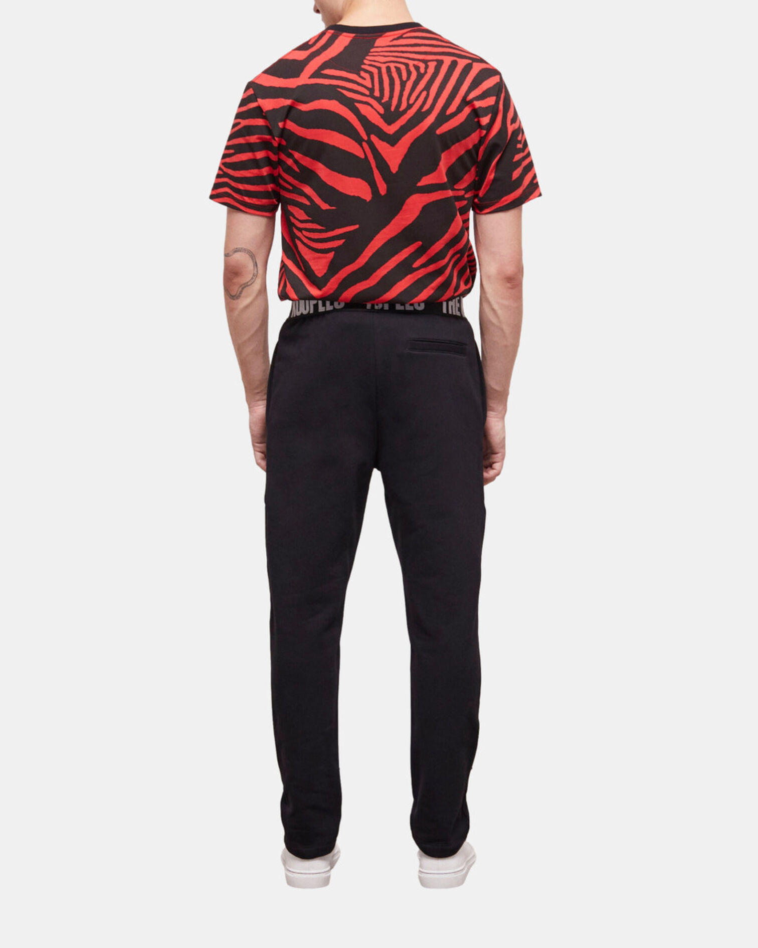 Pantalon logo The Kooples noir, BLACK, hi-res image number null