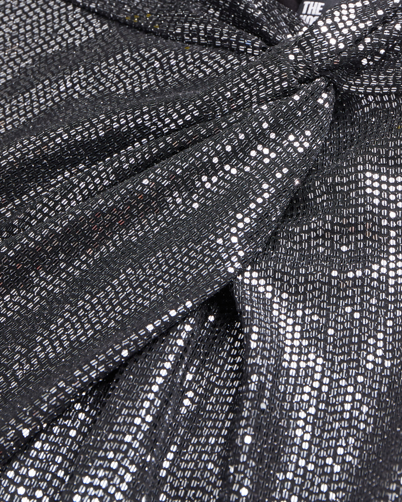 The Kooples DAMEN SILVER halblanger rock mit metalliceffekt