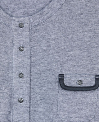 The Kooples F GREY MELANGE grey long-sleeved t-shirt