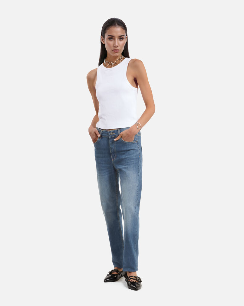 The Kooples FEMME MEDIUM BLUE jean slim bleu