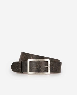 The Kooples HOMME BROWN ceinture en cuir marron