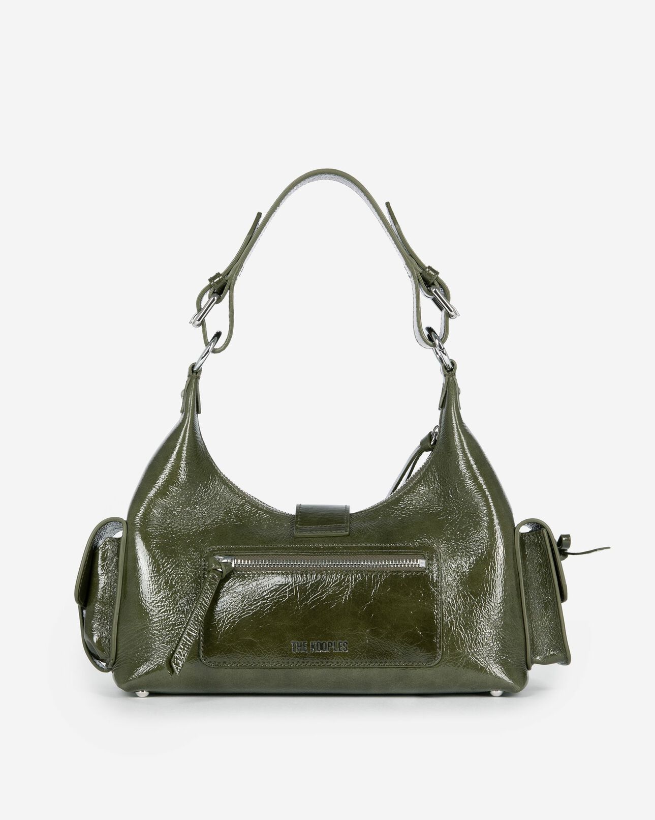 The Kooples FEMME OLIVE sac amelia en cuir vert