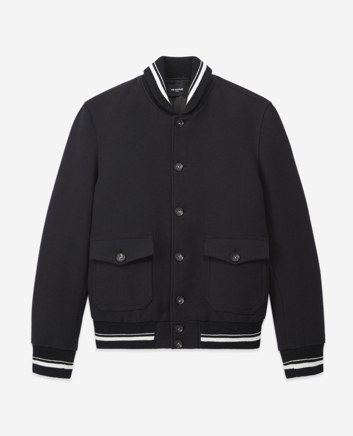 The kooples outlet varsity jacket