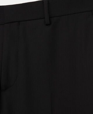 The Kooples H BLACK black slim-fit wool suit pants