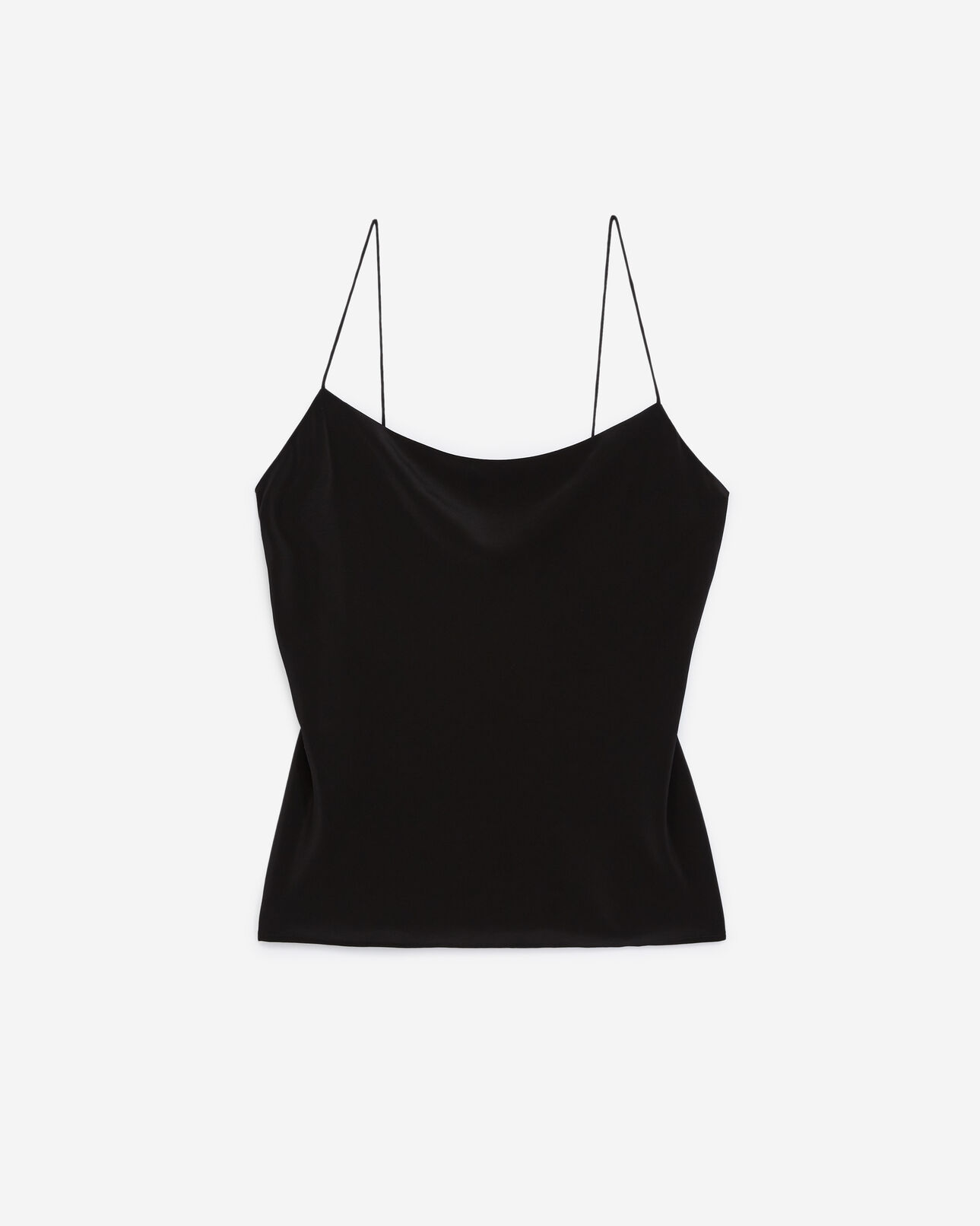 The Kooples DAMEN BLACK oberteil fließend schwarz träger rückenfrei