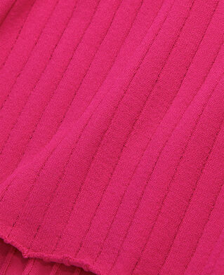 The Kooples DAMEN RASPBERRY fuchsienroter pullover mit gerippten details