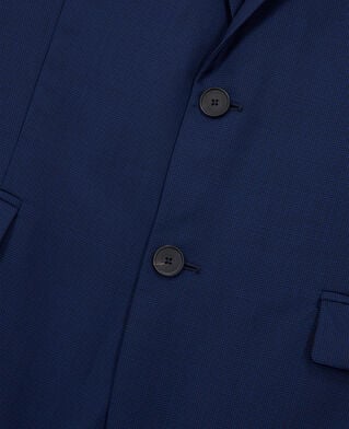 The Kooples HOMME NAVY veste de costume micro motif bleu marine