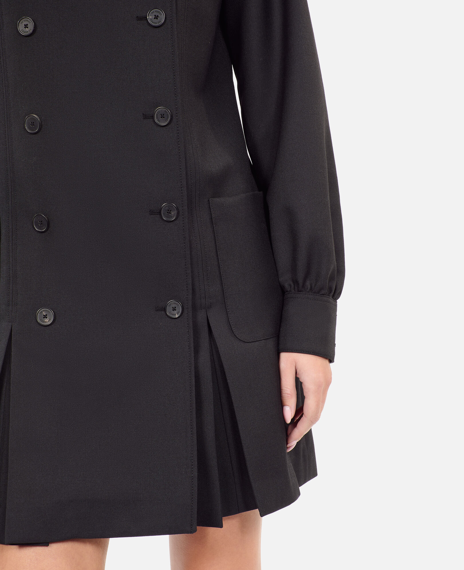 The Kooples MUJER BLACK vestido traje corto negro