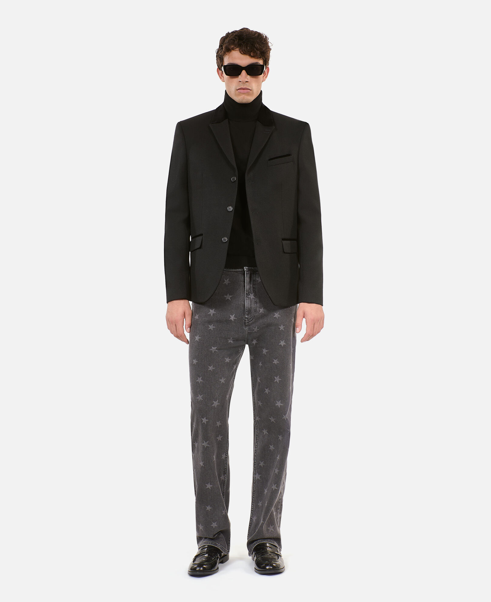 The Kooples MEN BLACK black wool blazer