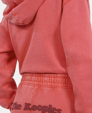 The Kooples DAMEN RUBIS rote jogginghose mit logo
