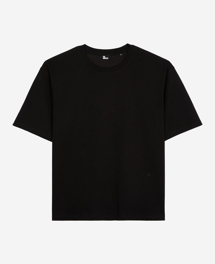 The Kooples HOMME BLACK t-shirt large uni noir