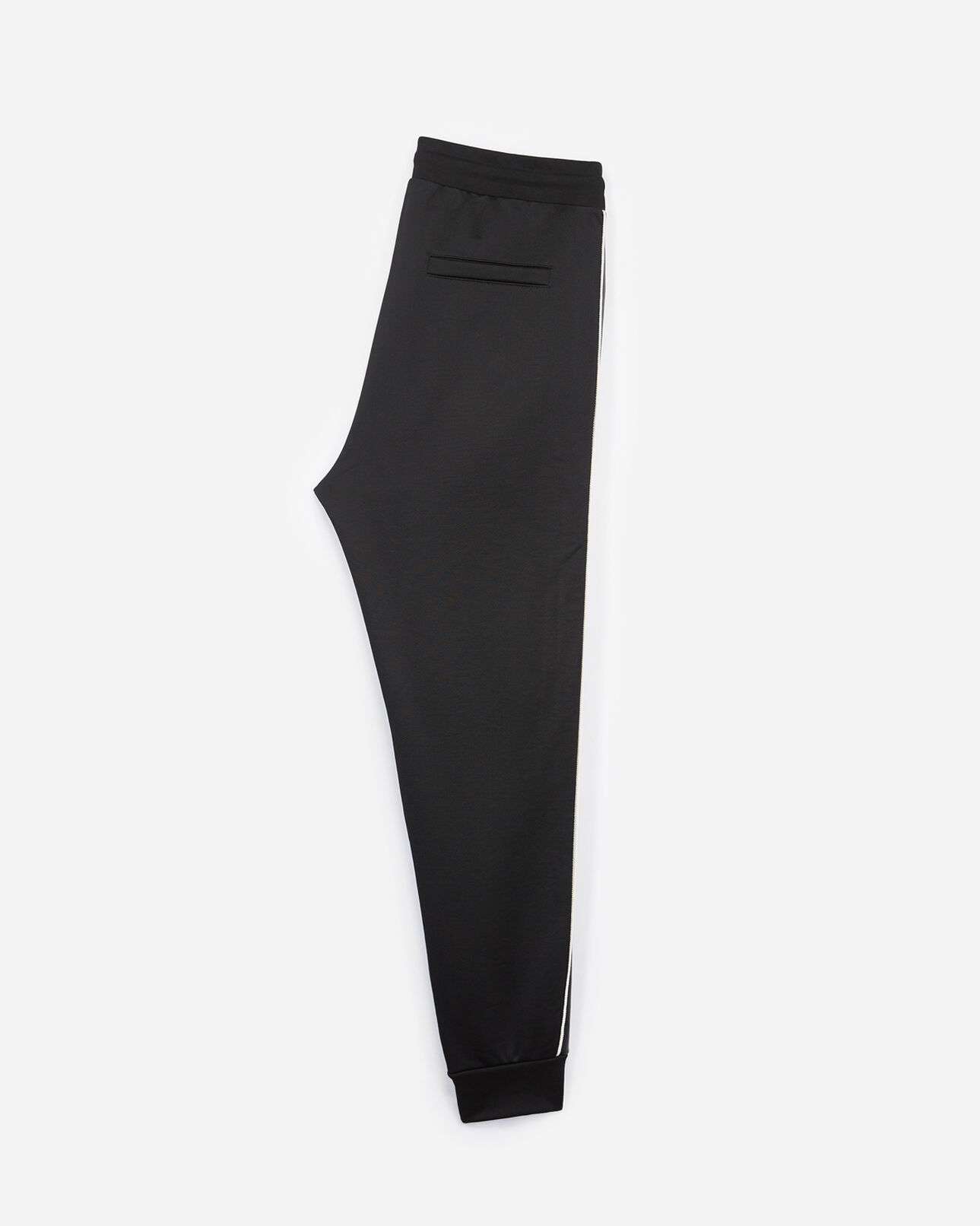 The Kooples MEN BLACK black slim-fit joggers with elastic waist