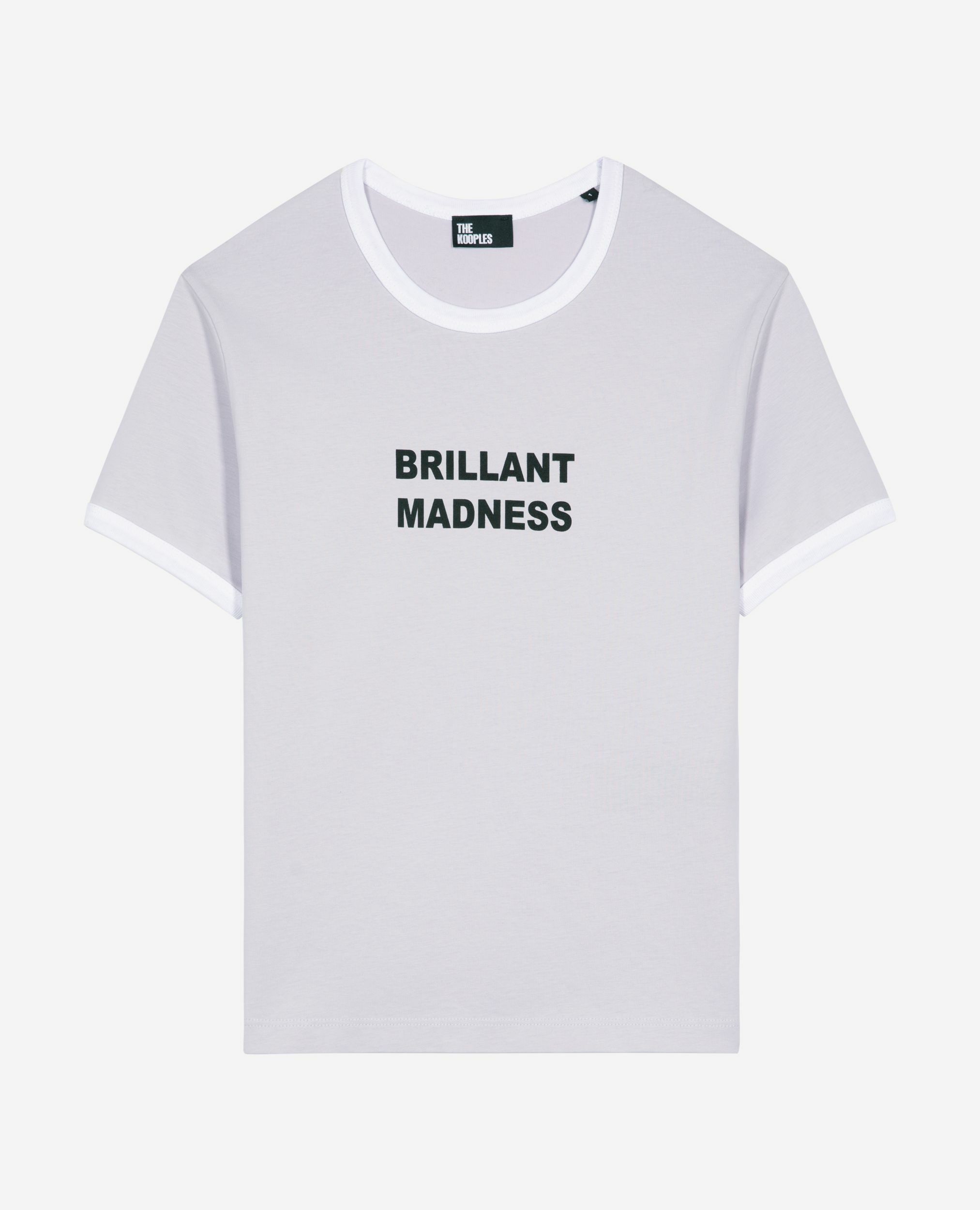 T-shirt with lilac screen print, LIGHT PURPLE, hi-res image number null