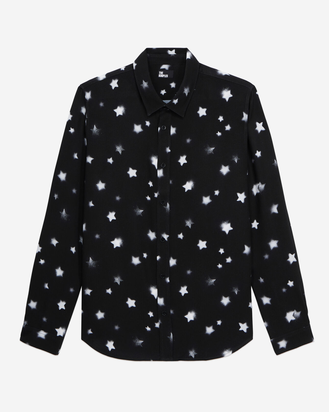 The Kooples MEN BLACK printed shirt