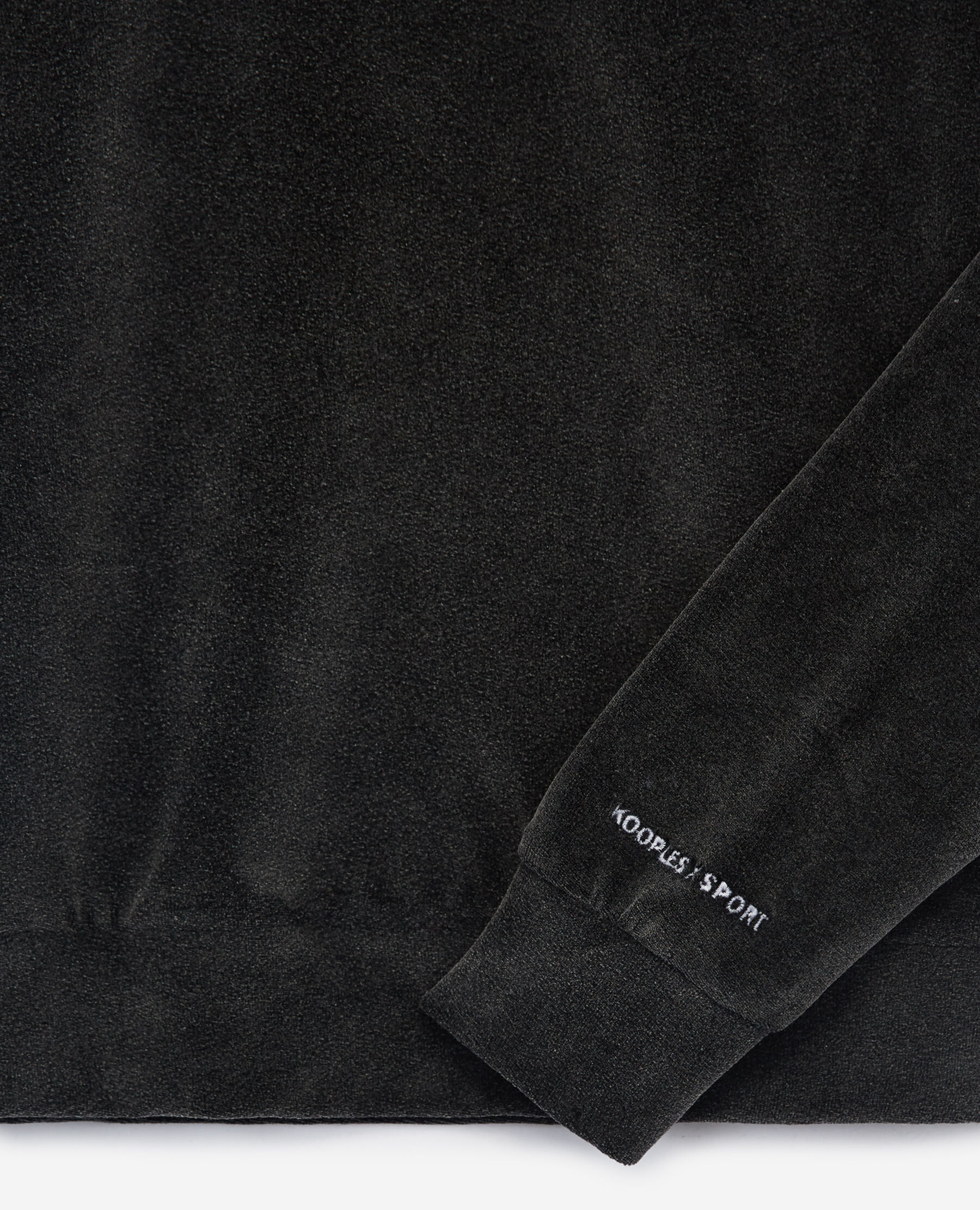 Sweat gris velours logo The Kooples The Kooples