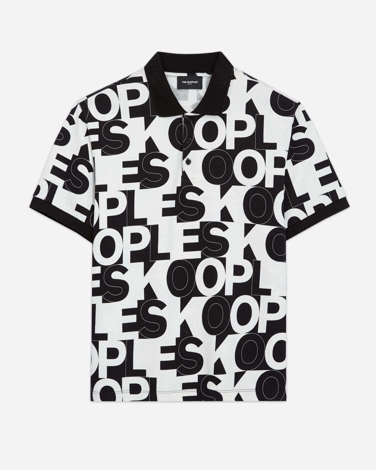 The Kooples MEN BLACK / WHITE the kooples logo polo
