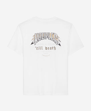 The Kooples HOMME WHITE t-shirt avec sérigraphie blanc
