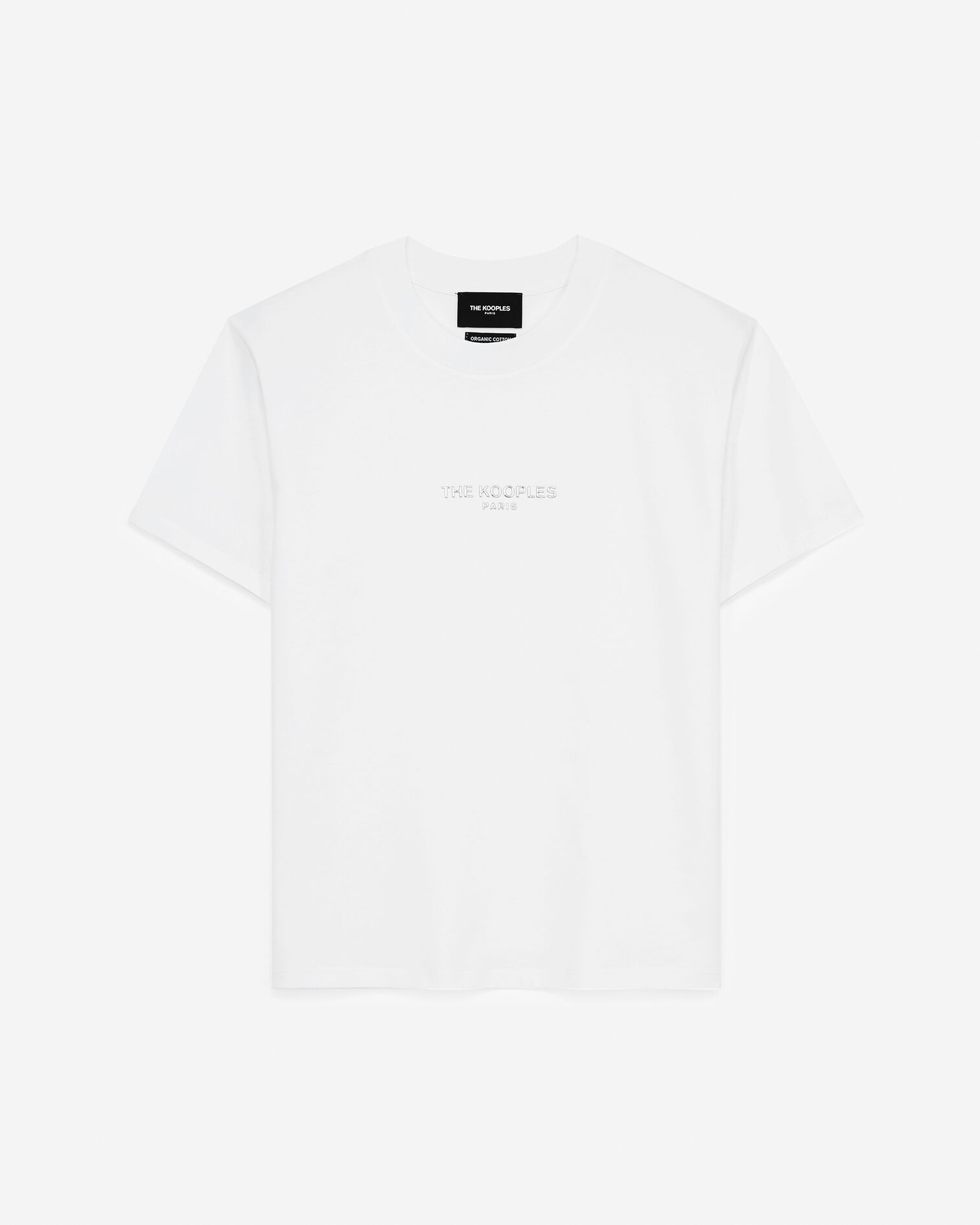 T-shirt blanc à logo, WHITE, hi-res image number null