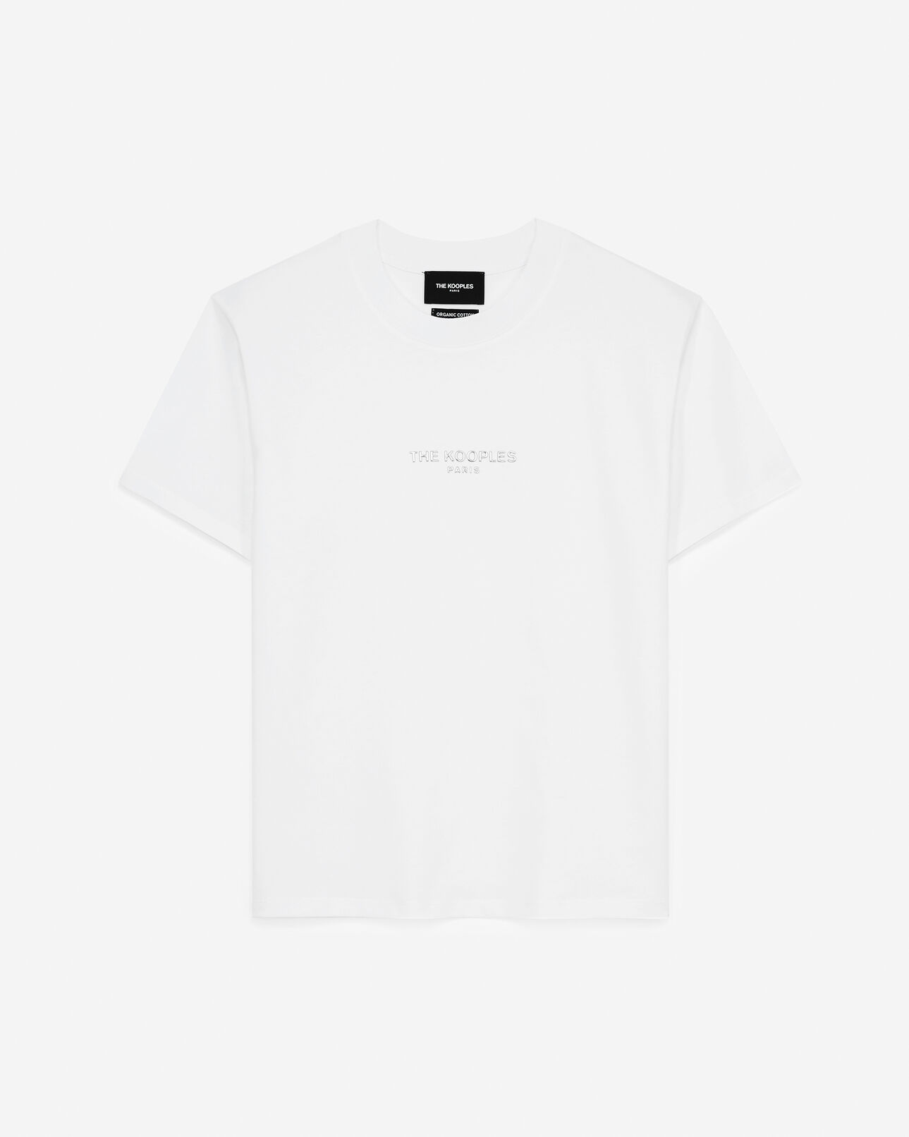 The Kooples FEMME WHITE t-shirt blanc à logo