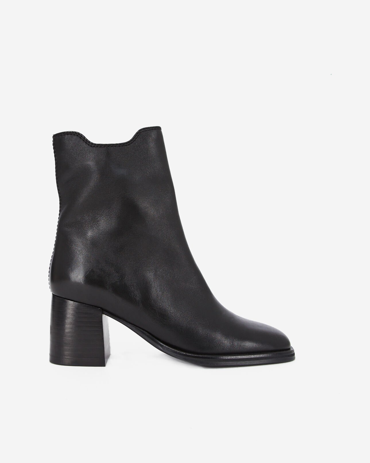 The Kooples MUJER BLACK botas tacón piel negras