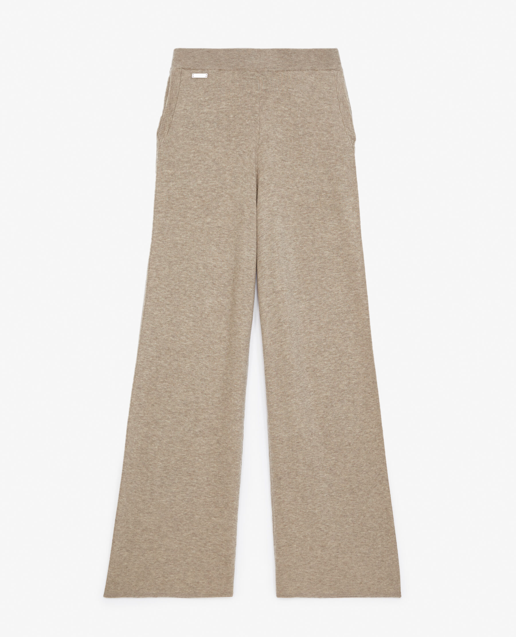 Pantalon beige 2025 ample